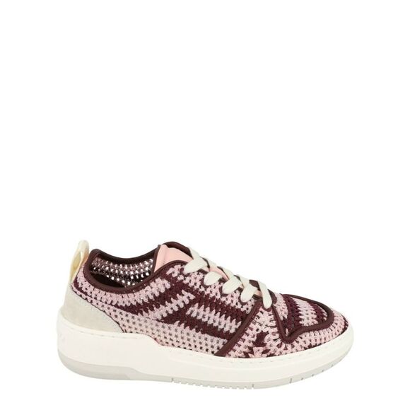 Ferragamo Shoes - Ferragamo Dennis Crochet Sneakers Multi Womens
